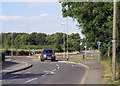 New roundabout for Seagrave Road/Sunnylands  Drive junction in LE12 7TU