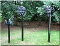 A group of sculptures by Andy Maule in NR14 6NU