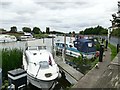 Boats on the Fossdyke Navigation at Torksey Lock in LN1 2GD