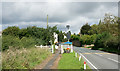 Road entering Bradbury from the south in Bradbury and the Isle