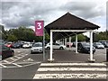 Tesco car park walkway in OX14 5JZ