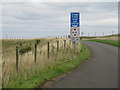 The road to Barns Ness in EH42 1RW