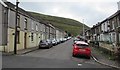 South along Oakfield Terrace, Nantymoel in CF32 7SH
