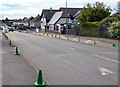 Green cones near Pentyrch Primary School, Pentyrch in CF15 9QL