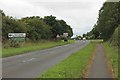 Entering Acklington from the east in NE65 9BX