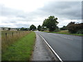 Looking south west on the A690 in DL15 0BS