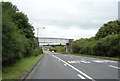 Railway bridge over the A688, Bishop Auckland in DL14 6RY