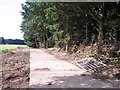 RAF Swannington - recently unearthed concrete track in NR10 4PN