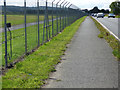 Glasgow Airport perimeter fence in PA3 3AZ