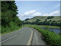 Minor road above Ladybower Reservoir in S33 0AQ