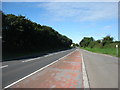 The A40 west of St Clears in SA33 4AX