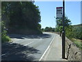 Bus stop on New Mills Road in SK22 1DL