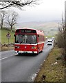 Leyland National en route to Kirkby Stephen Station in CA17 4LE