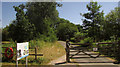 Gate, Langford Lakes Nature Reserve in SP3 4PA