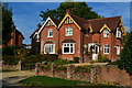 Sunlit houses at West Tytherley in SP5 1NF