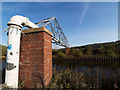 Pipe bridge over canal in S65 4NU