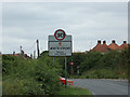 White Colne Village Name sign in CO6 2FB