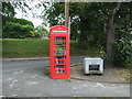 Telephone box, Witton-le-Wear in DL14 0AX