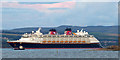Disney Magic leaving Greenock in PA16 7UA