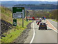 Southbound A9 near Bankfoot in PH1 4AZ