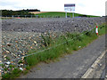 New motorway junction construction site in PA7 5LX