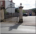 Grade II listed gates and gate piers, Church Road, Leckhampton, Cheltenham in GL53 9QG