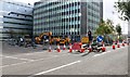 Road works, Glenrothes in KY7 5BY