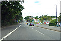 Traffic lights on A3024 Bursledon Road in SO19 0JF