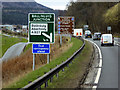 Northbound A9 near Ballinluig Junction in PH9 0NL