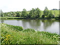 The lake at Ball Grove Park, Colne in BB8 7BU