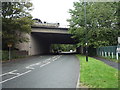 M62 Motorway bridge over Heywood Old Road (A6045) in OL10 2GQ
