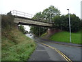 Railway bridge over Pilsworth Road, Heywood in OL10 3DY