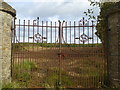 The old gates to Redworth Hall, Redworth in DL2 2UX