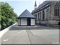 Toilet block at Bodelwyddan Church in LL18 5WS
