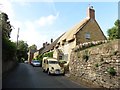 Thatched cottages, North Coker in BA22 9LL
