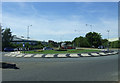 Roundabout on the A688, Bishop Auckland in DL14 9AP