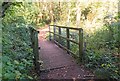 Footbridge in Deadwater Valley LNR, Bordon, Hampshire - 170918 in GU35 9RG
