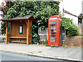 Bus Shelter & Telephone Box in CO6 2PW