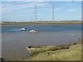 Boat rotting on The Swale in ME9 8SS