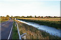 View east along the Forty Foot Drain near Wells' Bridge in PE26 2XW