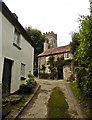 Church House and church, West Anstey in EX36 3PE