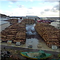 Logs at Scrabster Harbour in KW14 7UR