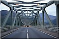 View south along Ballachulish bridge in PA39 4JY