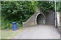 Entrance to tunnel of subway beside Oakley Road in NN17 1XA