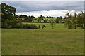 View across fields west of Seend Cleeve in SN12 6PT