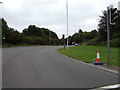 Roundabout at junction 9 off the M20 Motorway in TN25 4BN