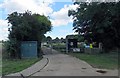Shearsby Sewage Works entrance in LE17 5QQ