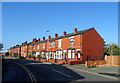 Terraced housing on Ashton Road East, Failsworth in OL8 3QJ