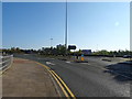 Roundabout on the A6104, Hollinwood in OL9 7HU