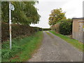 Farm track and public footpath in Bryn-y-baal in CH7 6SQ
